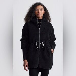 🧸Varley Lowens Sherpa Jacket Black Sz Small NWOT | Cozy Fleece Coat